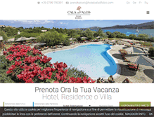 Tablet Screenshot of hotelcaladifalco.com